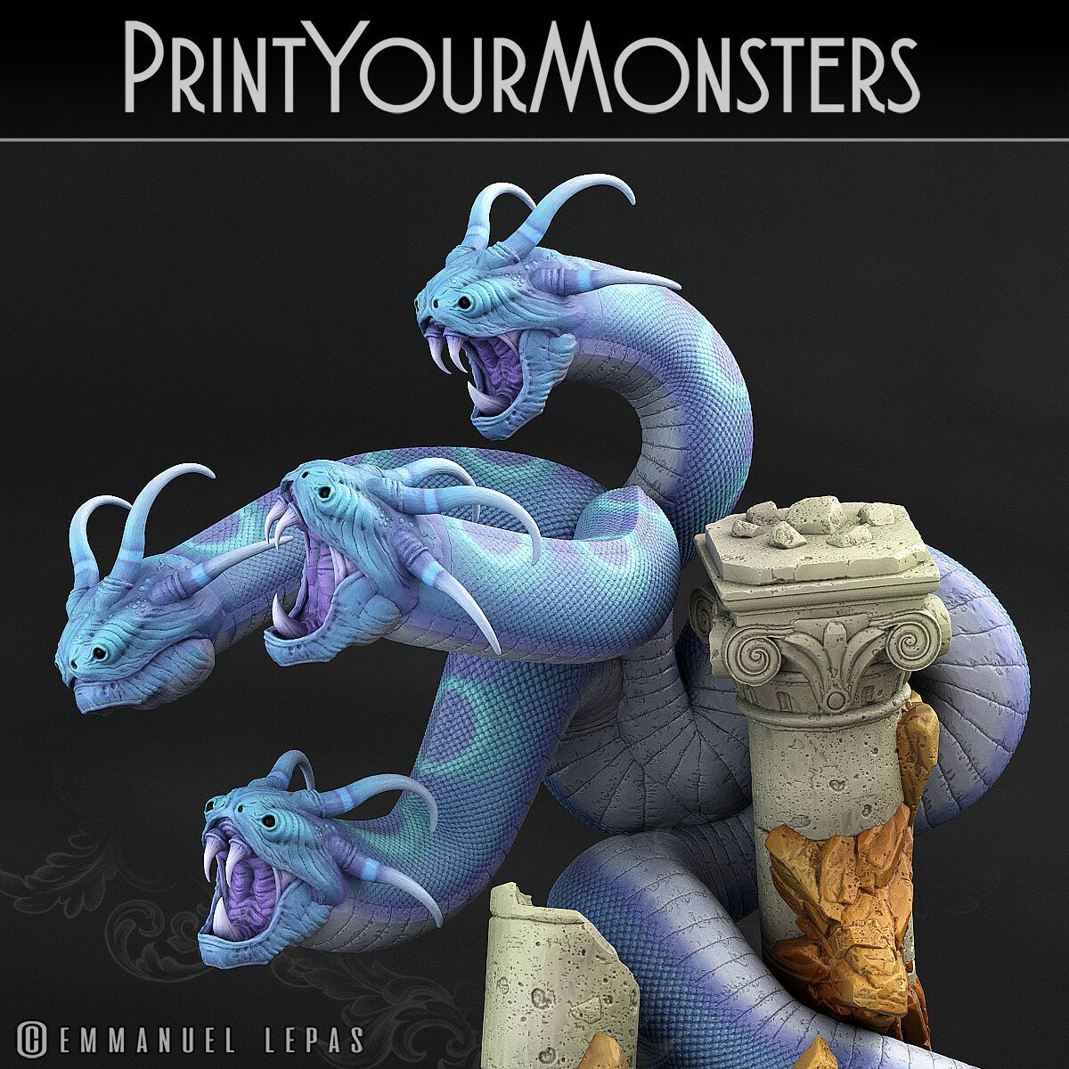 Shadow Hydra - Print Your Monsters 