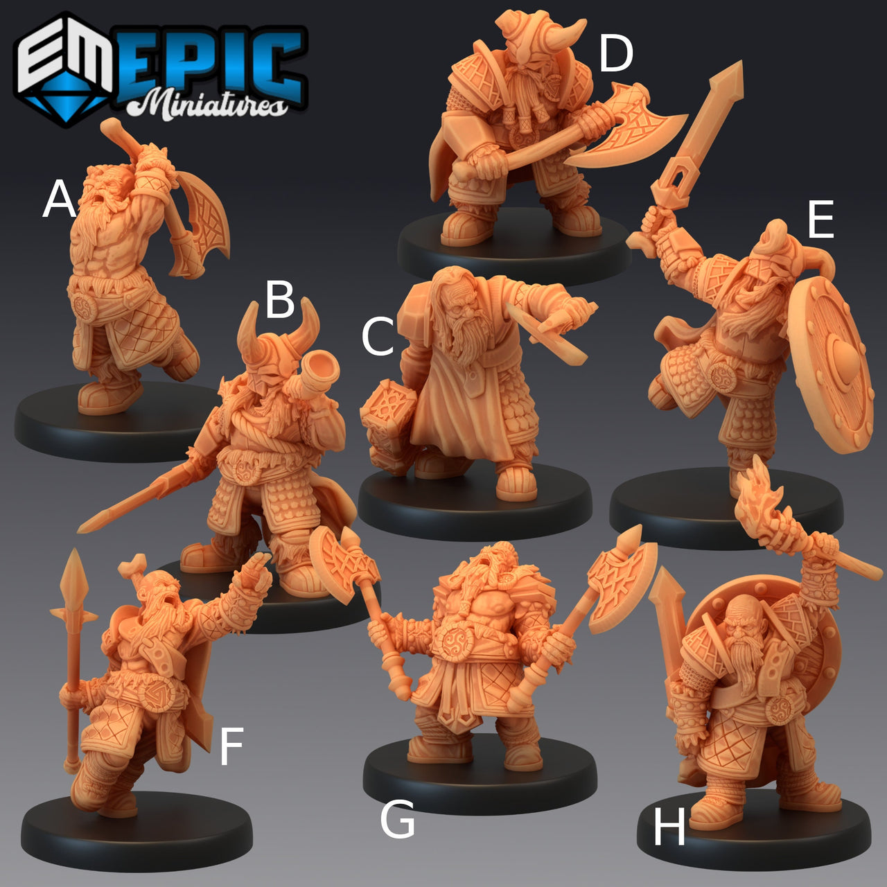 Dwarf Army- Epic Miniatures 