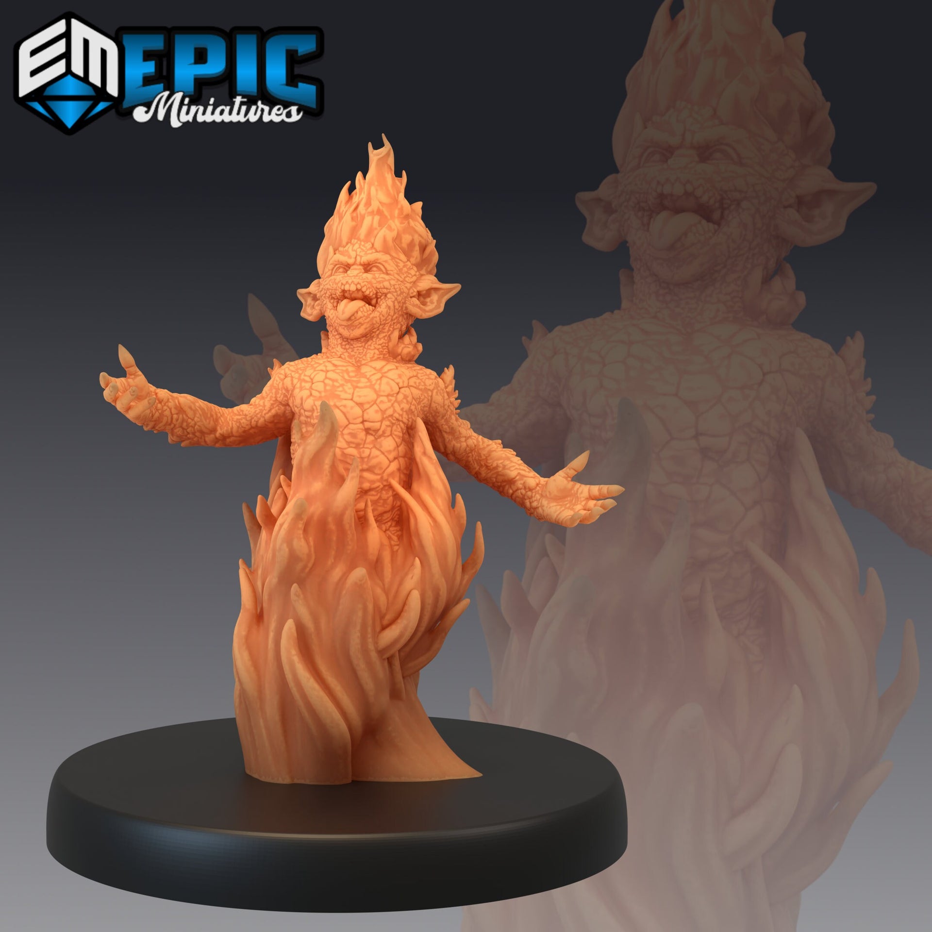 Fire Mephit - Epic Miniatures 