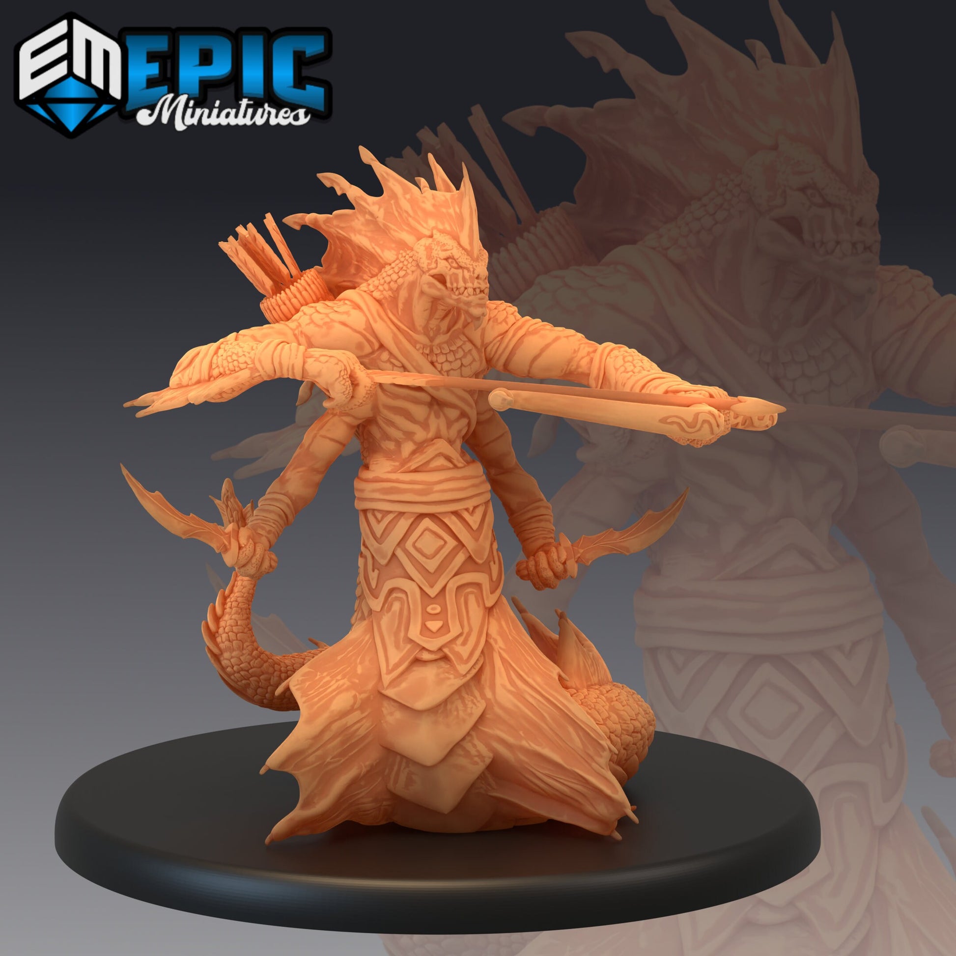 Marsh Naga - Epic Miniatures 