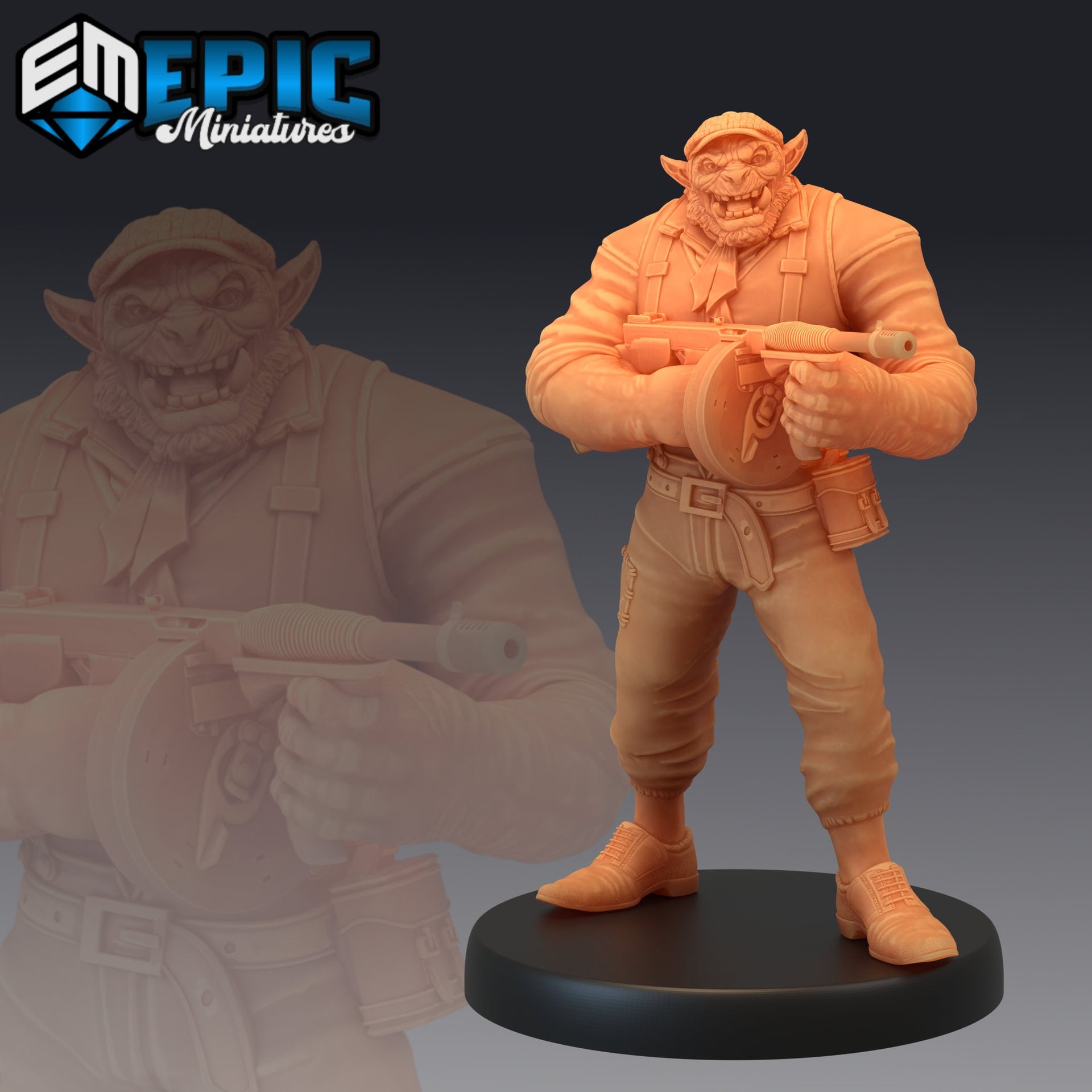 Orc Henchman - Epic Miniatures 