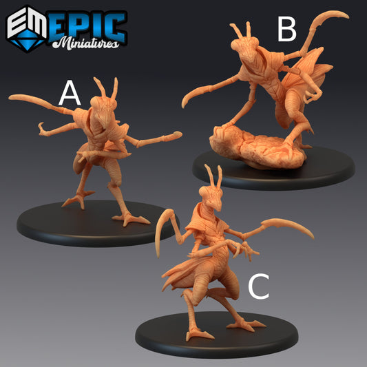 Mantis Folk Warrior - Epic Miniatures 