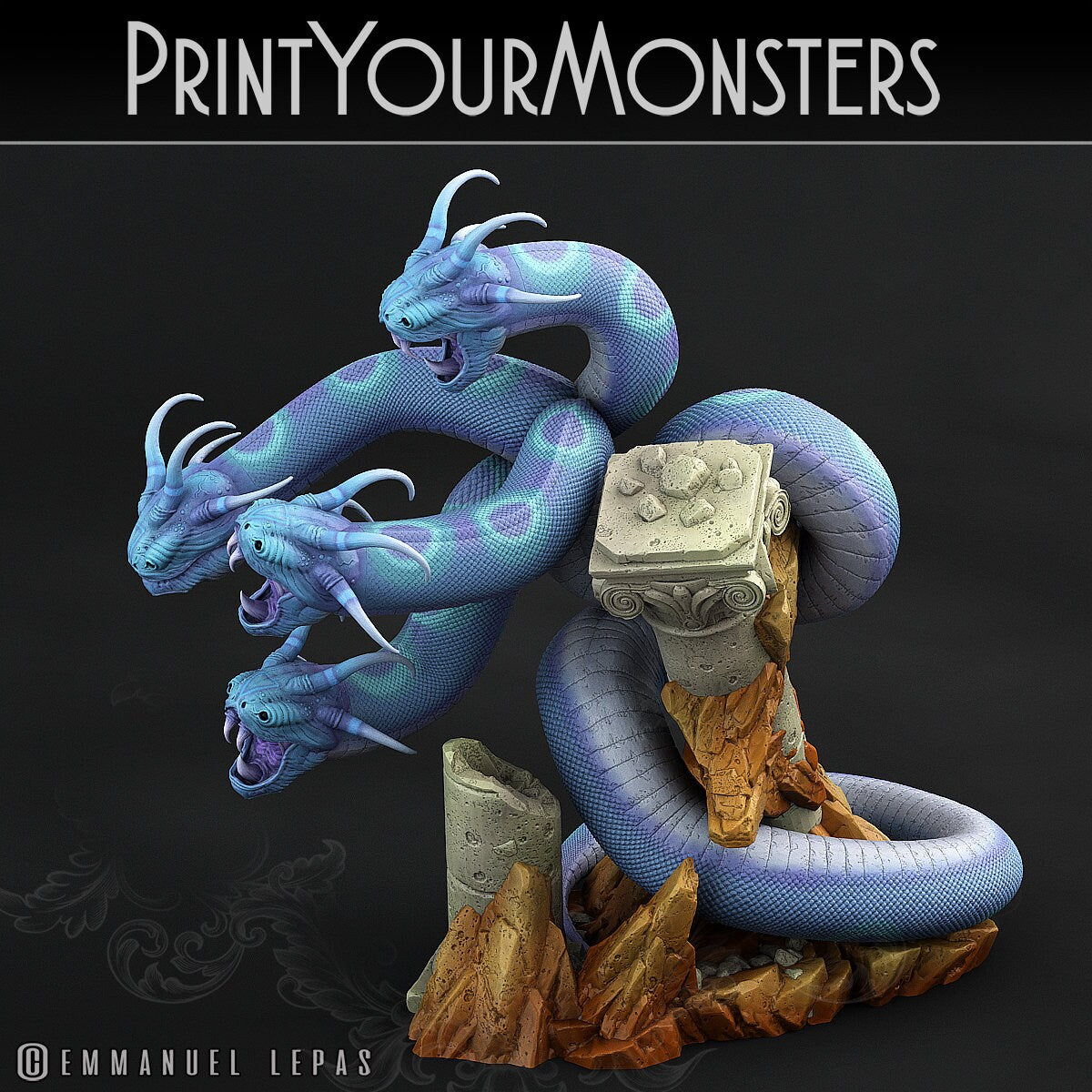 Shadow Hydra - Print Your Monsters 