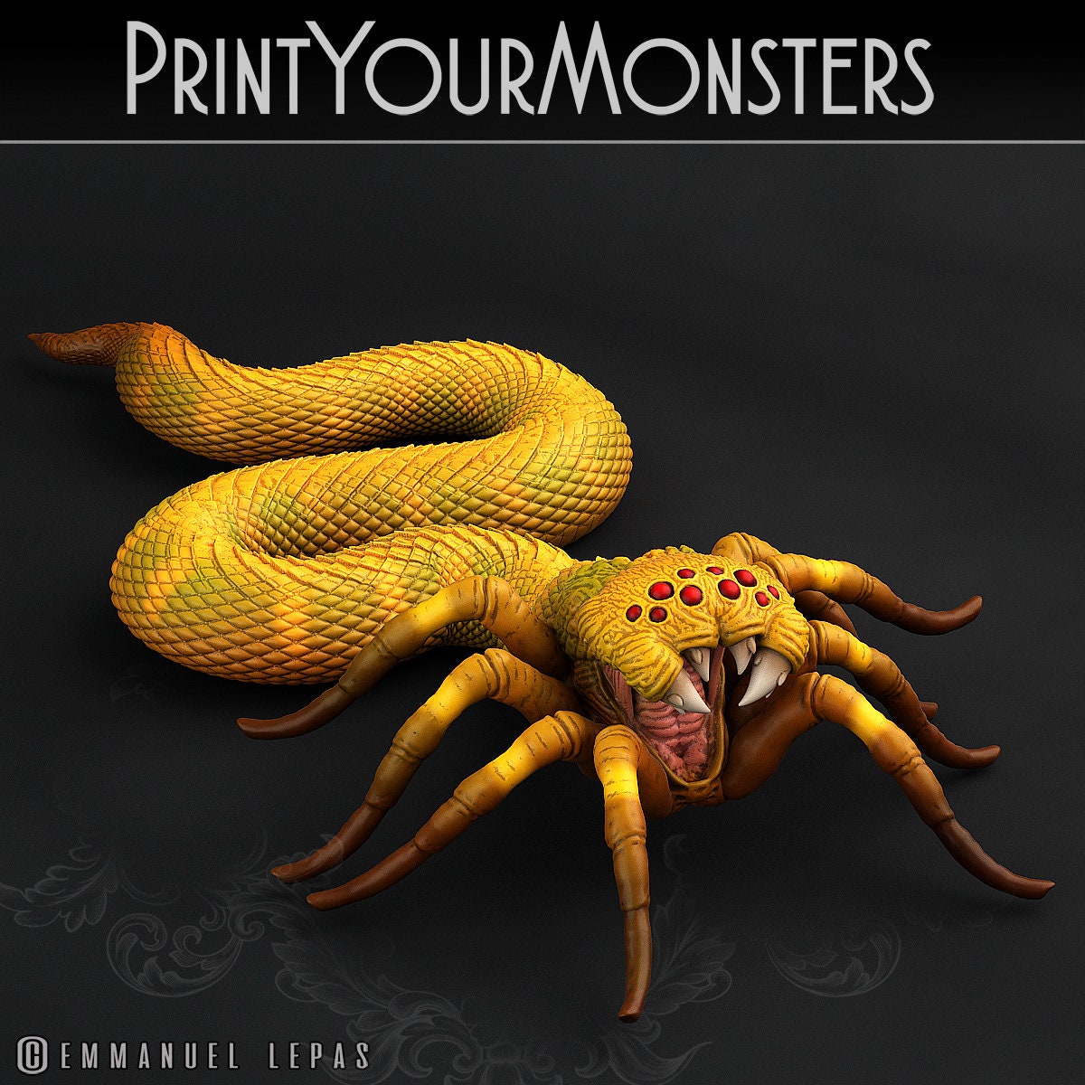 Spidersnake - Print Your Monsters 