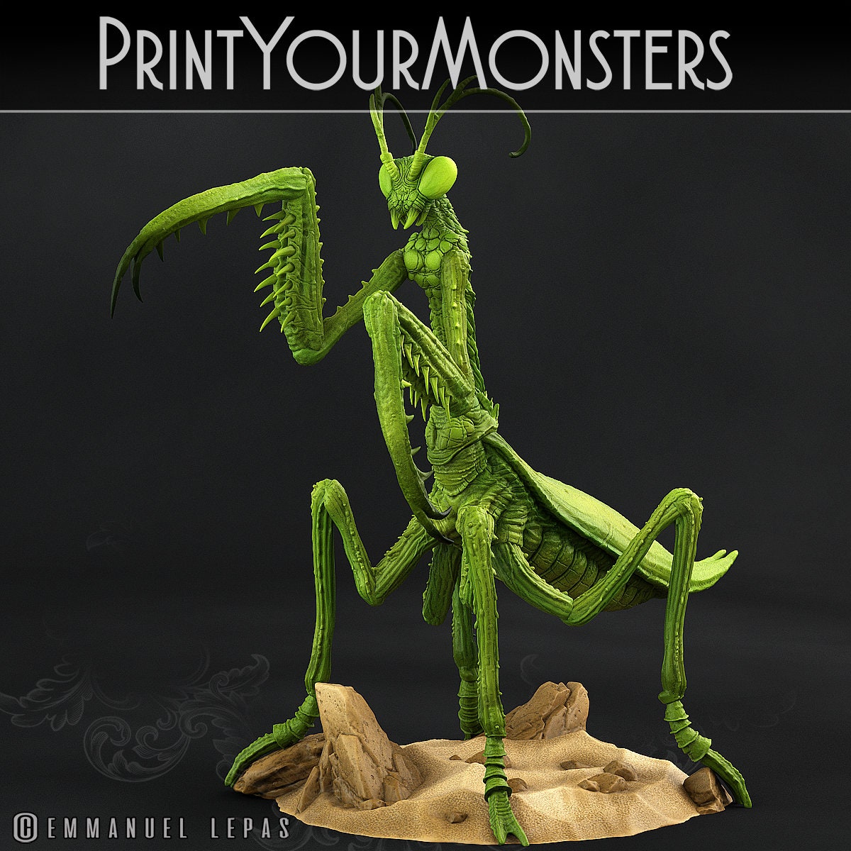 Giant Mantis - Print Your Monsters 