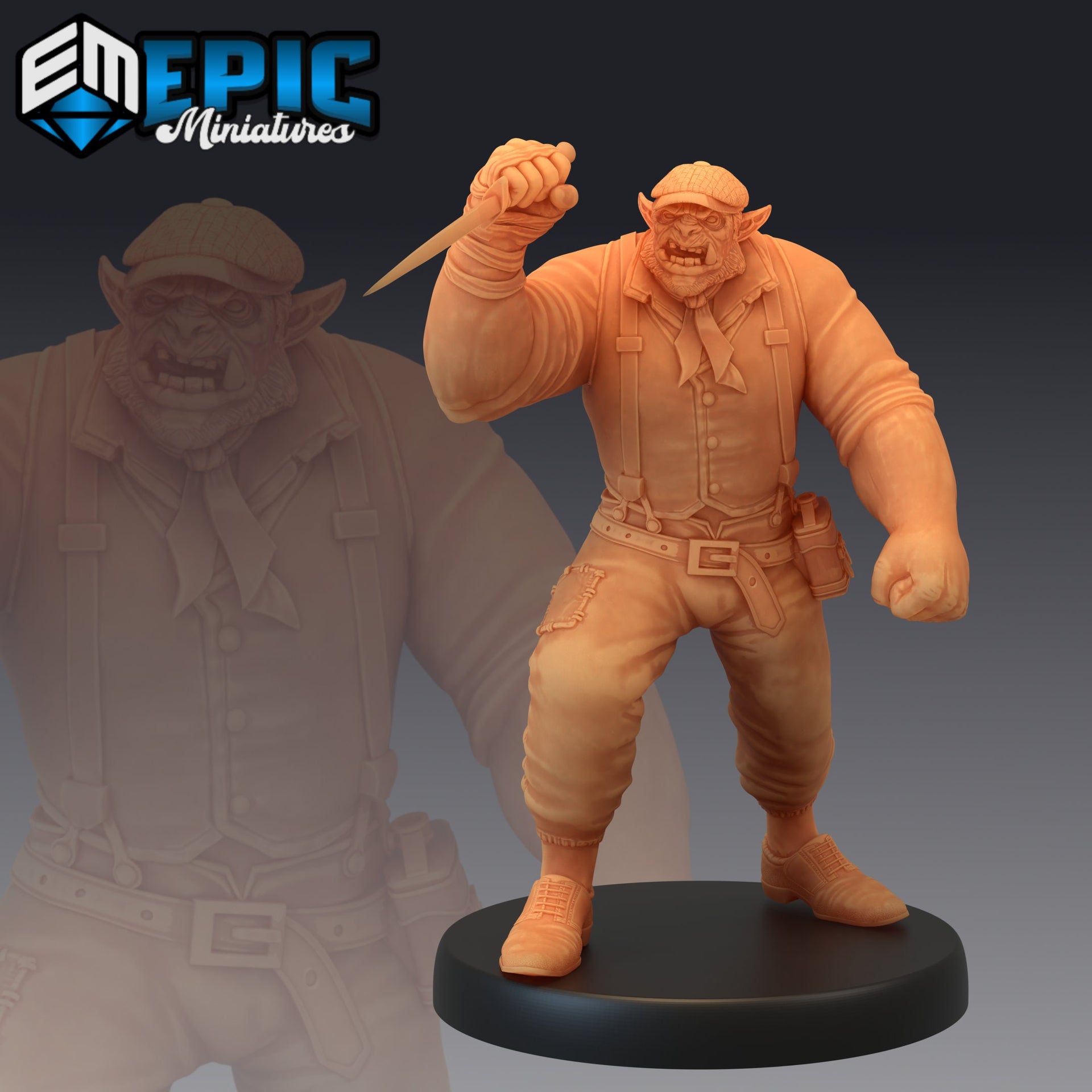 Orc Henchman - Epic Miniatures 