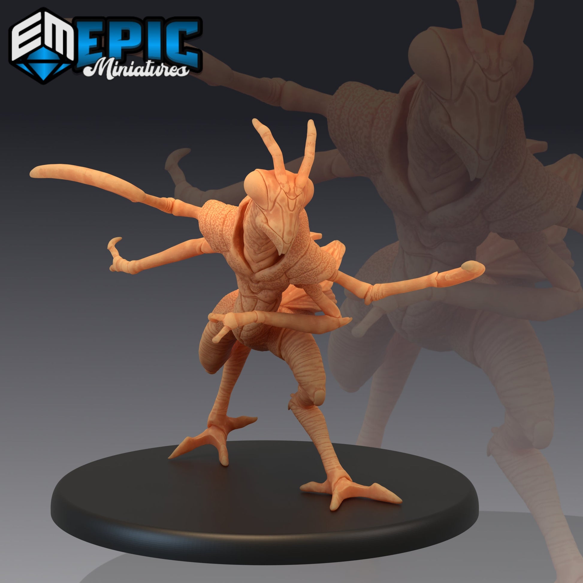 Mantis Folk Warrior - Epic Miniatures 