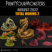 Worms Swarm - Print Your Monsters 