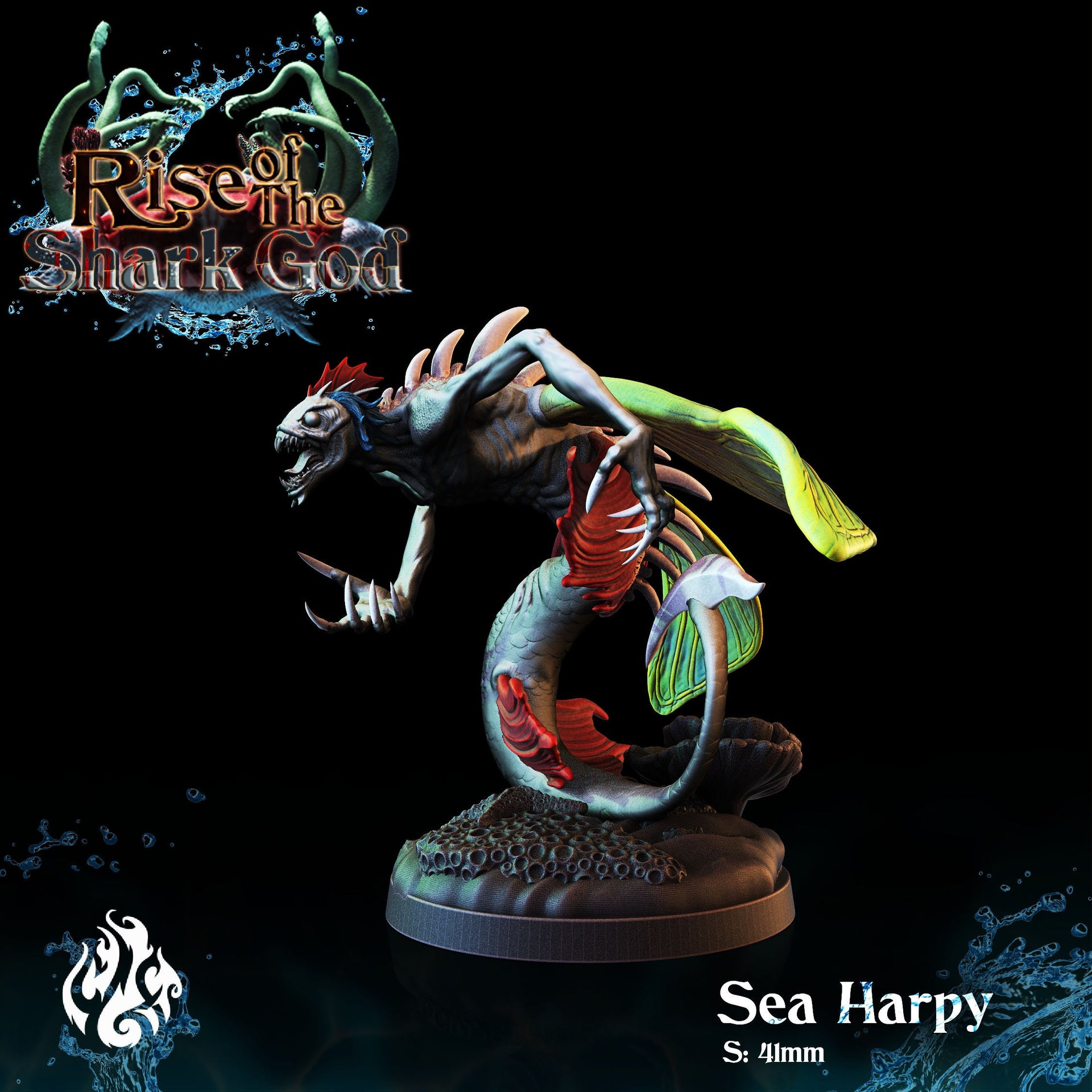 Sea Harpy - Crippled God Foundry- Rise of the Shark God 