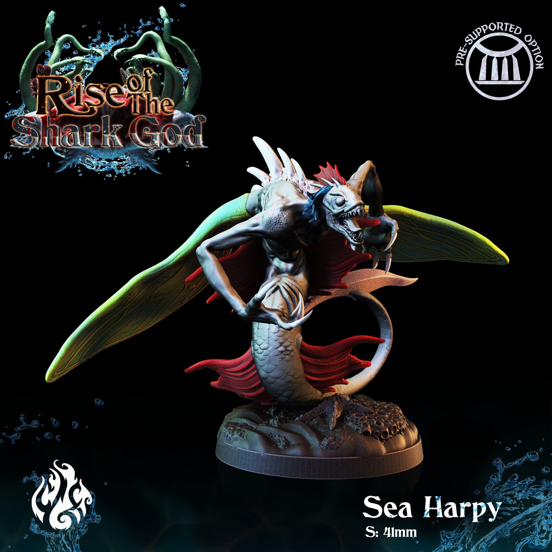 Sea Harpy - Crippled God Foundry- Rise of the Shark God 