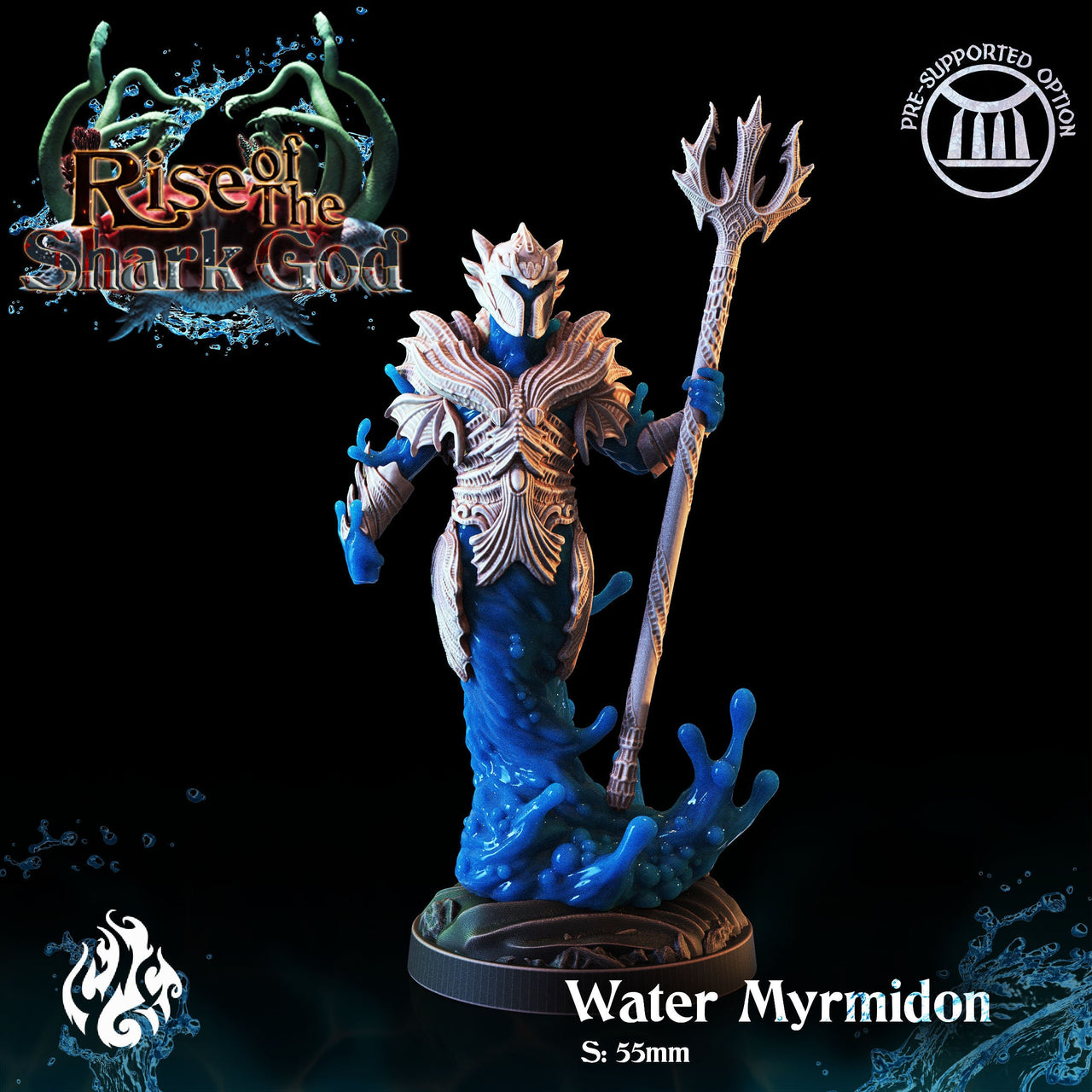 Water Myrmidon - Crippled God Foundry- Rise of the Shark God 