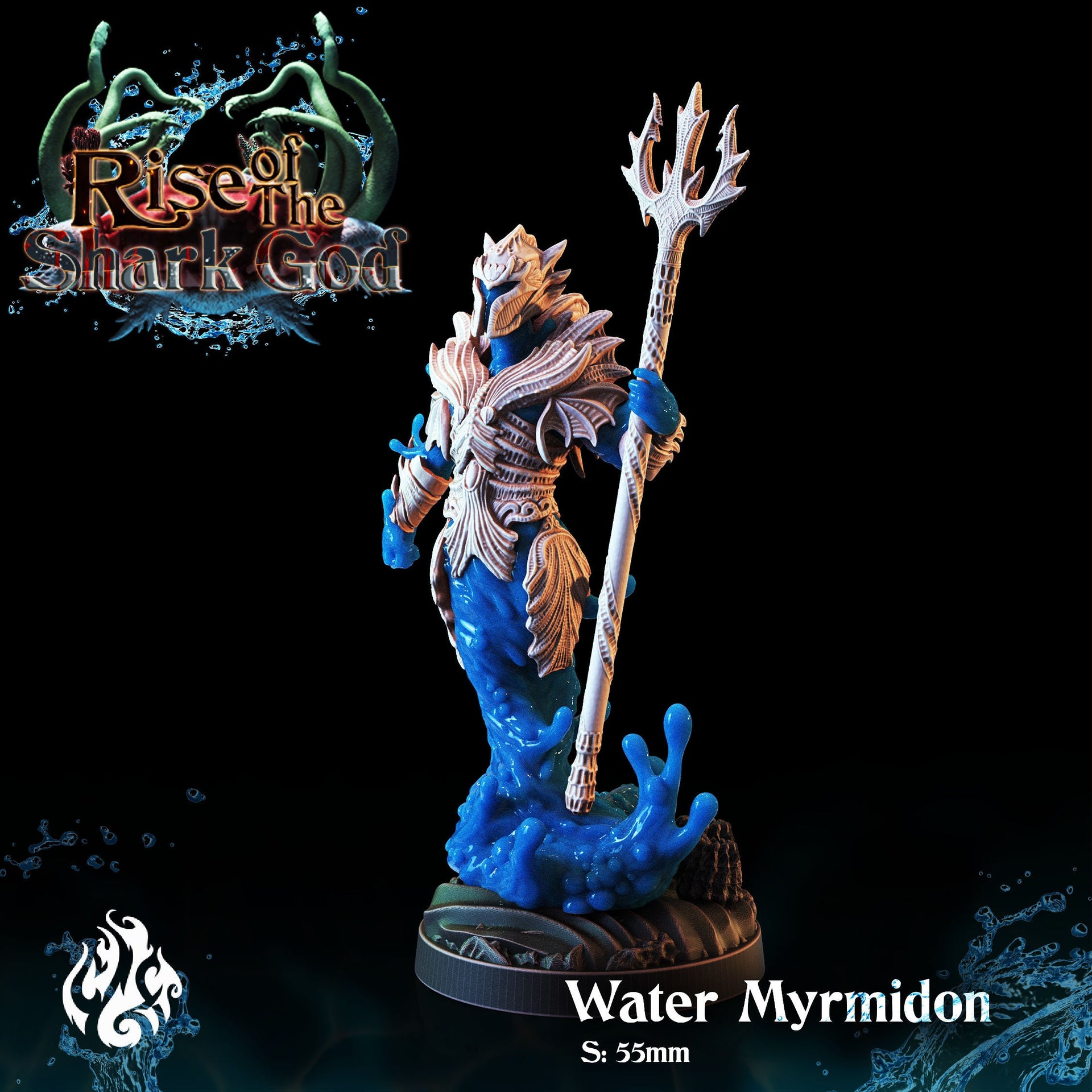 Water Myrmidon - Crippled God Foundry- Rise of the Shark God 