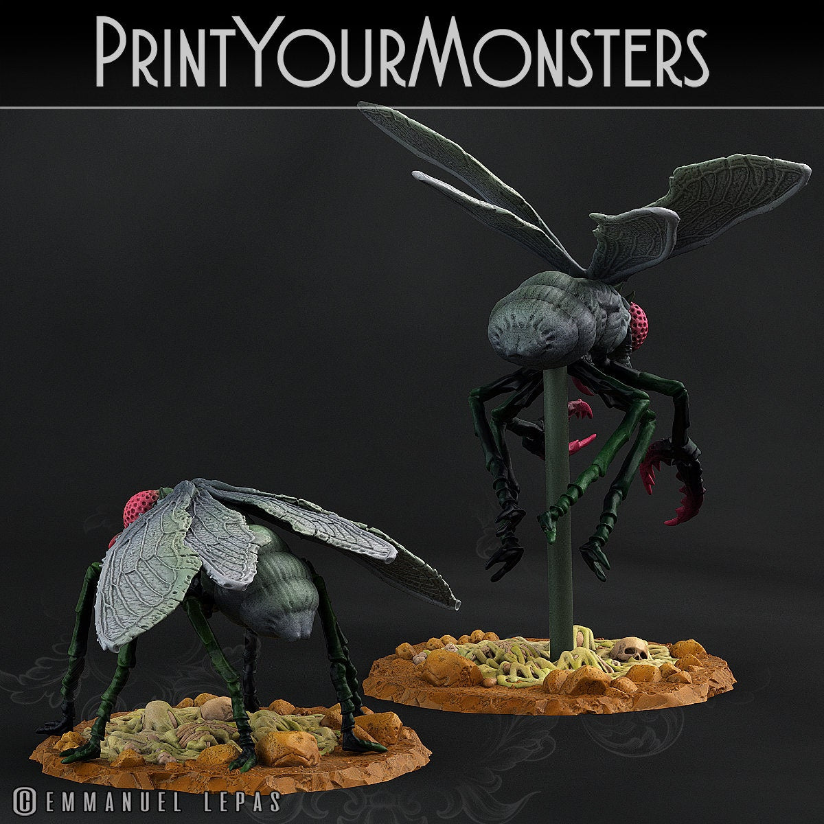 Giant Flys - Print Your Monsters 