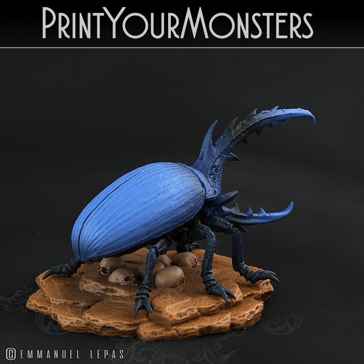Giant Beetle - Print Your Monsters 