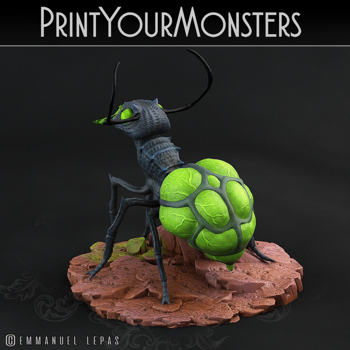 Poisonous Ants- Print Your Monsters 
