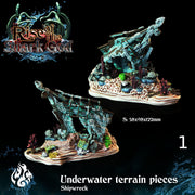 Shipwreck Terrain  - Crippled God Foundry- Rise of the Shark God 