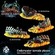 Underwater Ssea Creature Bones - Crippled God Foundry- Rise of the Shark God 