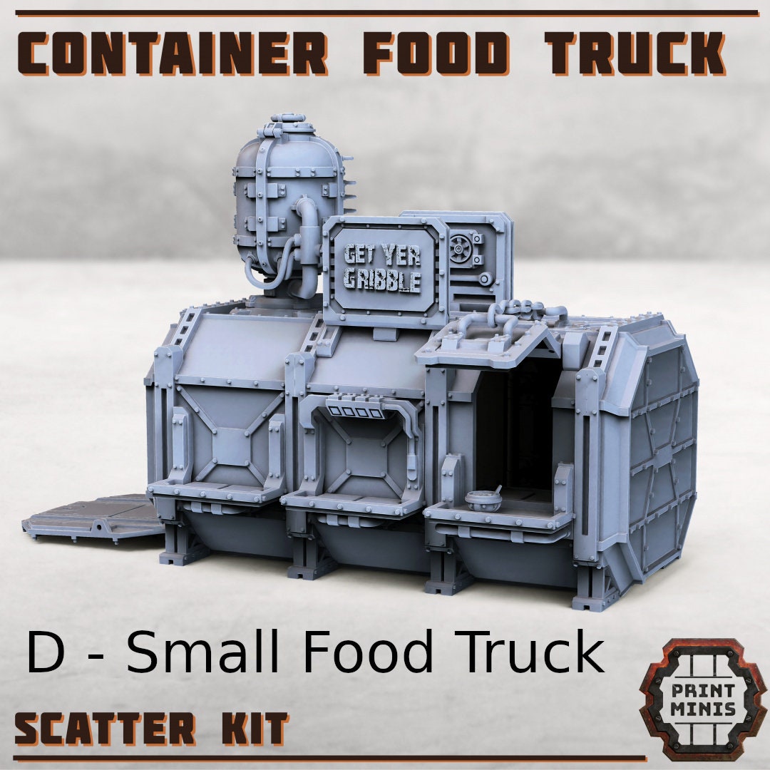 Modular Shipping Container Set - Print Minis 