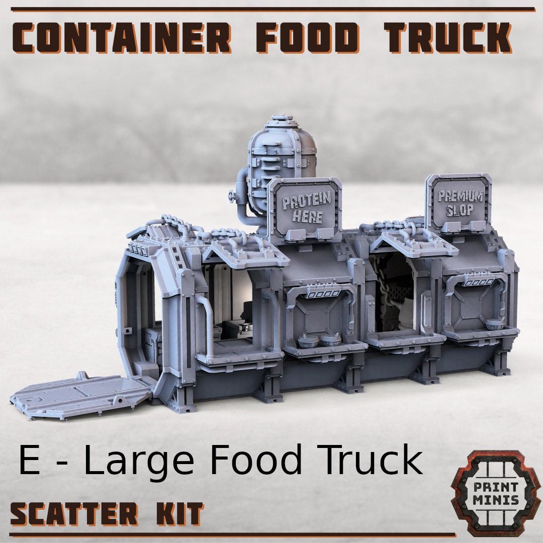 Modular Shipping Container Set - Print Minis 