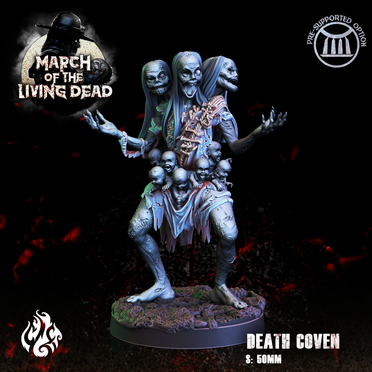 Death Coven - Crippled God Foundry - March of the Living Dead 