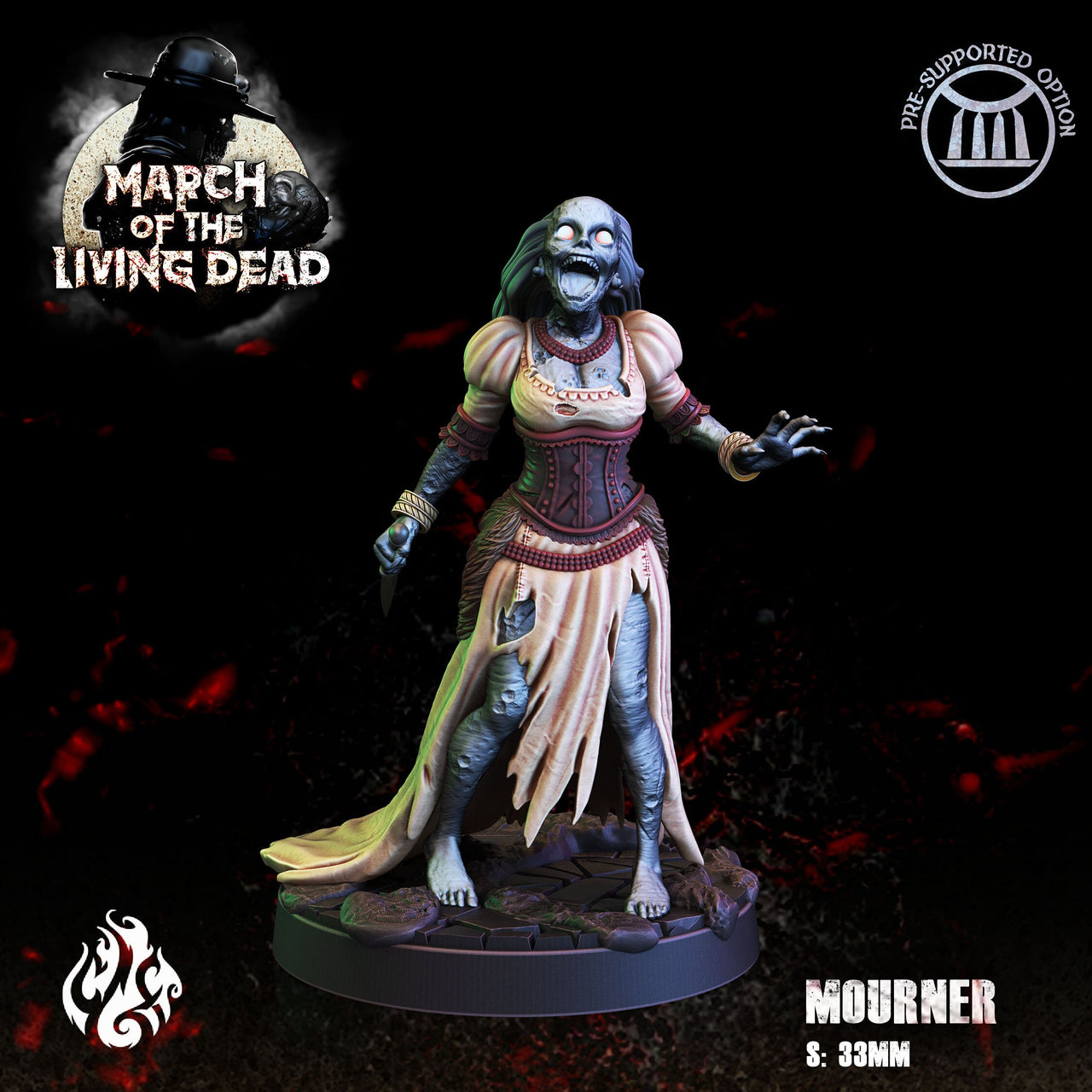 The Mourner - Crippled God Foundry - March of the Living Dead 