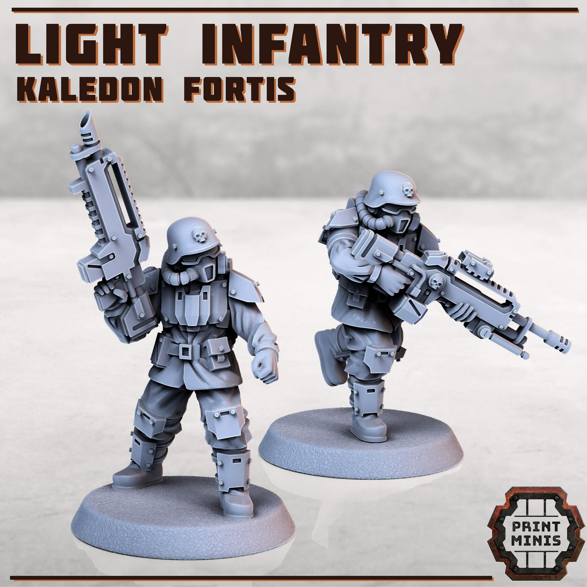 Kaledon Fortis Troops - Print Minis 
