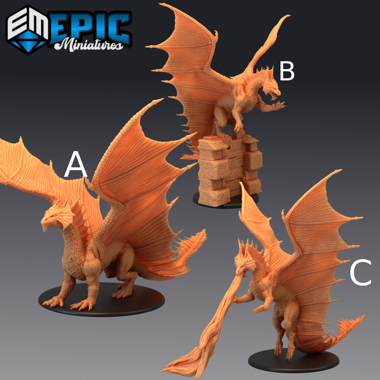 Brass Dragon - Epic Miniatures