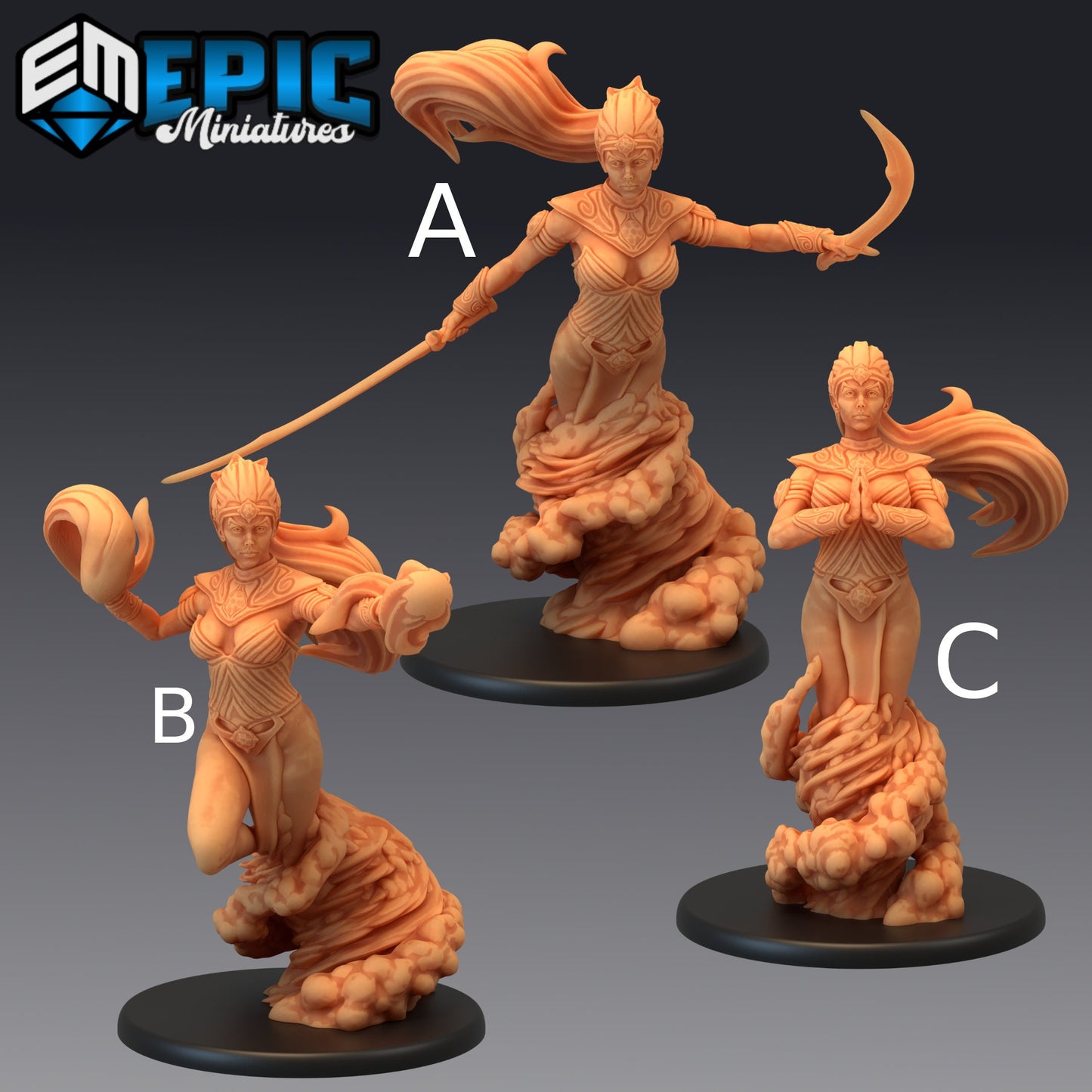 Djinni Female - Epic Miniatures 