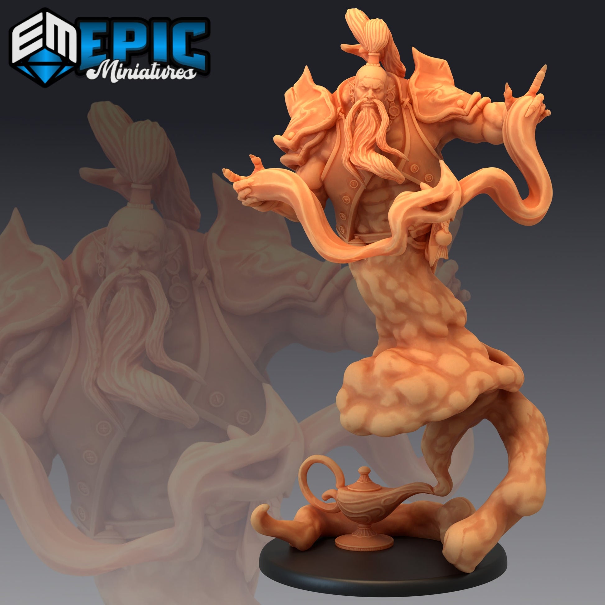 Legendary Lamp Genie - Epic Miniatures 