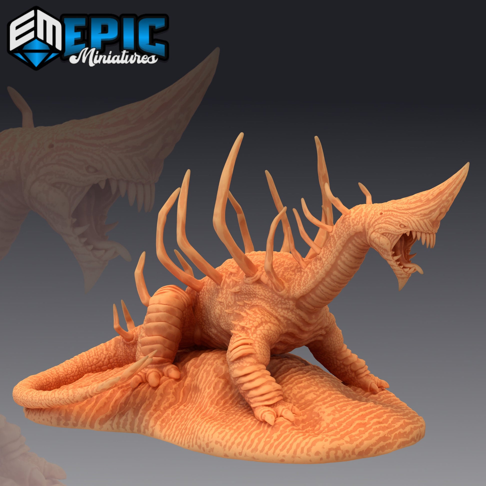 Sand Wyrm - Epic Miniatures 