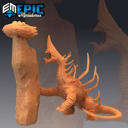 Sand Wyrm - Epic Miniatures 
