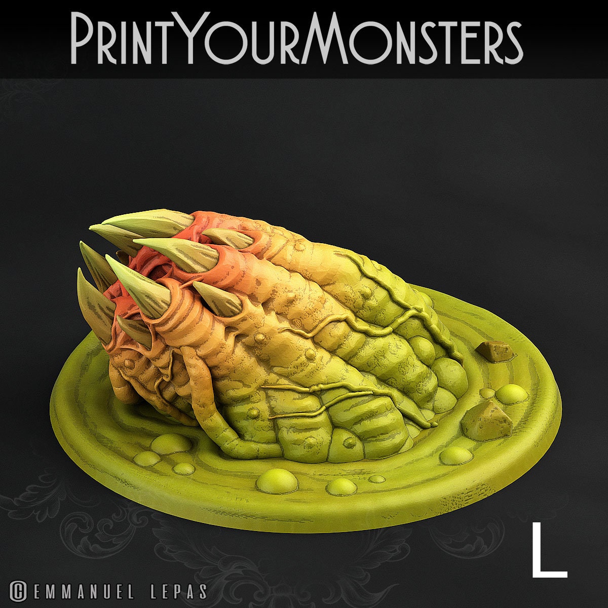Swamp Worms - Print Your Monsters 
