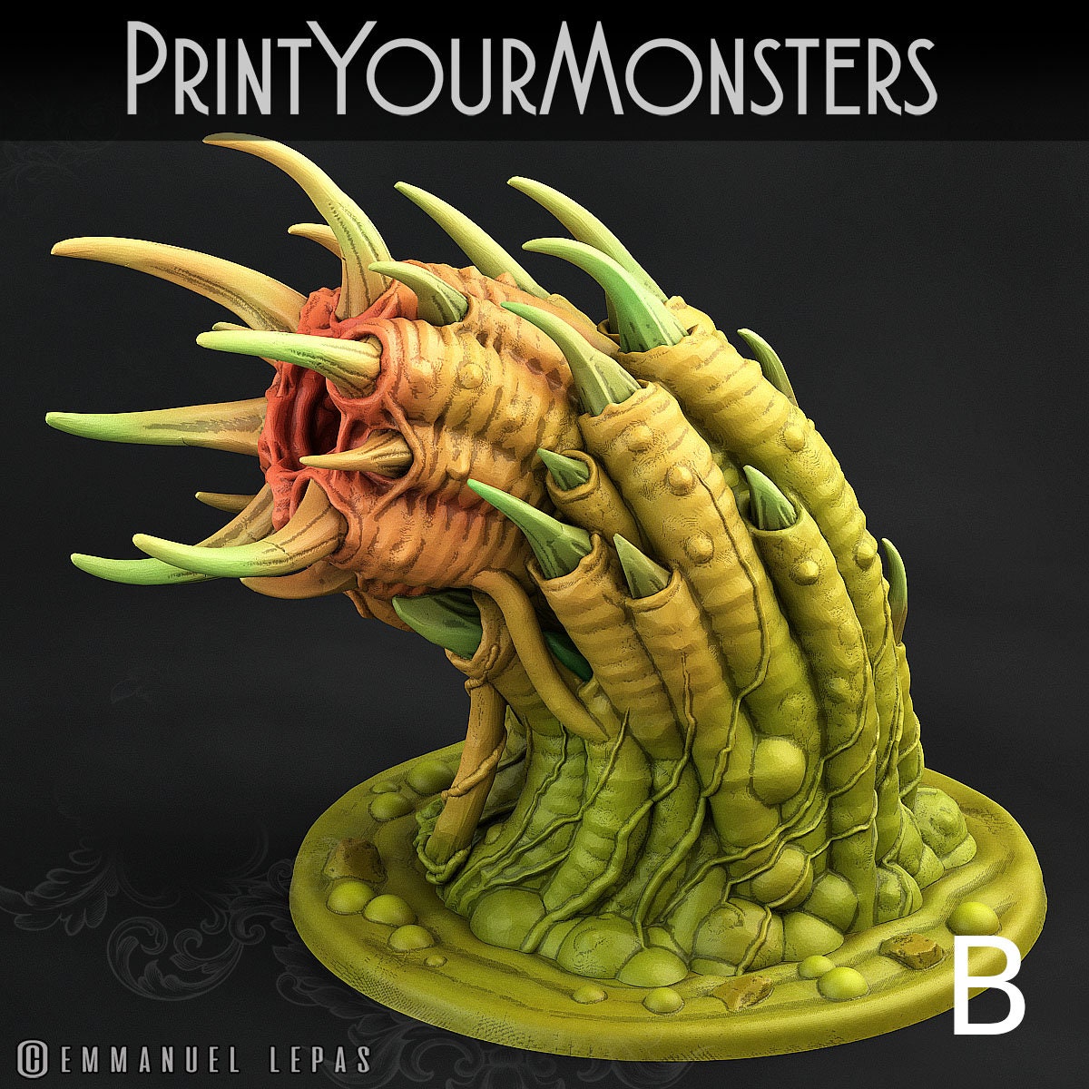 Swamp Worms - Print Your Monsters 