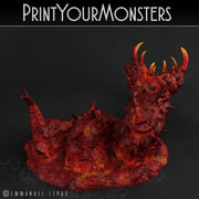 Lava Worm - Print Your Monsters 