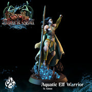 Aquatic Elf Warrior - Crippled God Foundry- Rise of the Shark God 