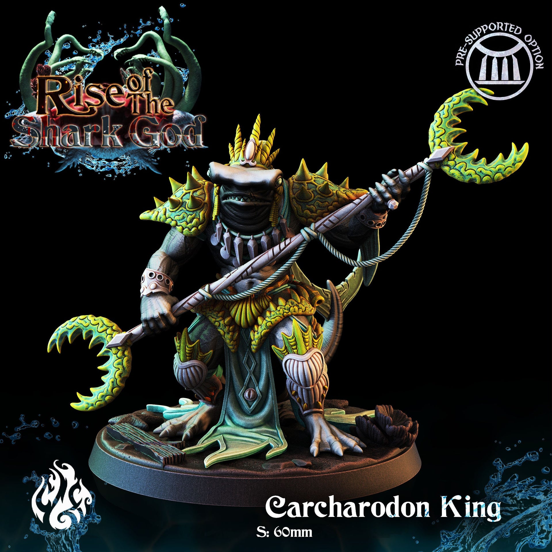 Carcharodon King - Crippled God Foundry- Rise of the Shark God 