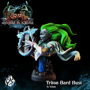 Triton Bard Bust - Crippled God Foundry- Rise of the Shark God 