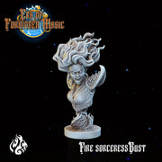 Fire Sorceress Bust - Crippled God Foundry - Era of Forbidden Magic