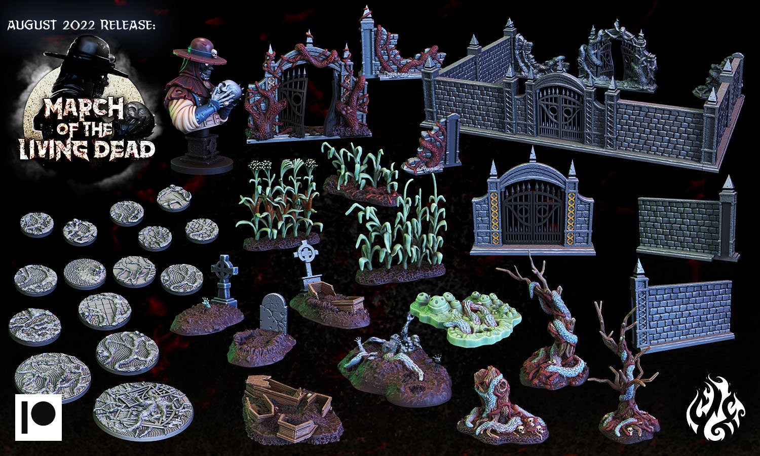 Infected Cemetary Walls - Crippled God Foundry - March of the Living Dead 