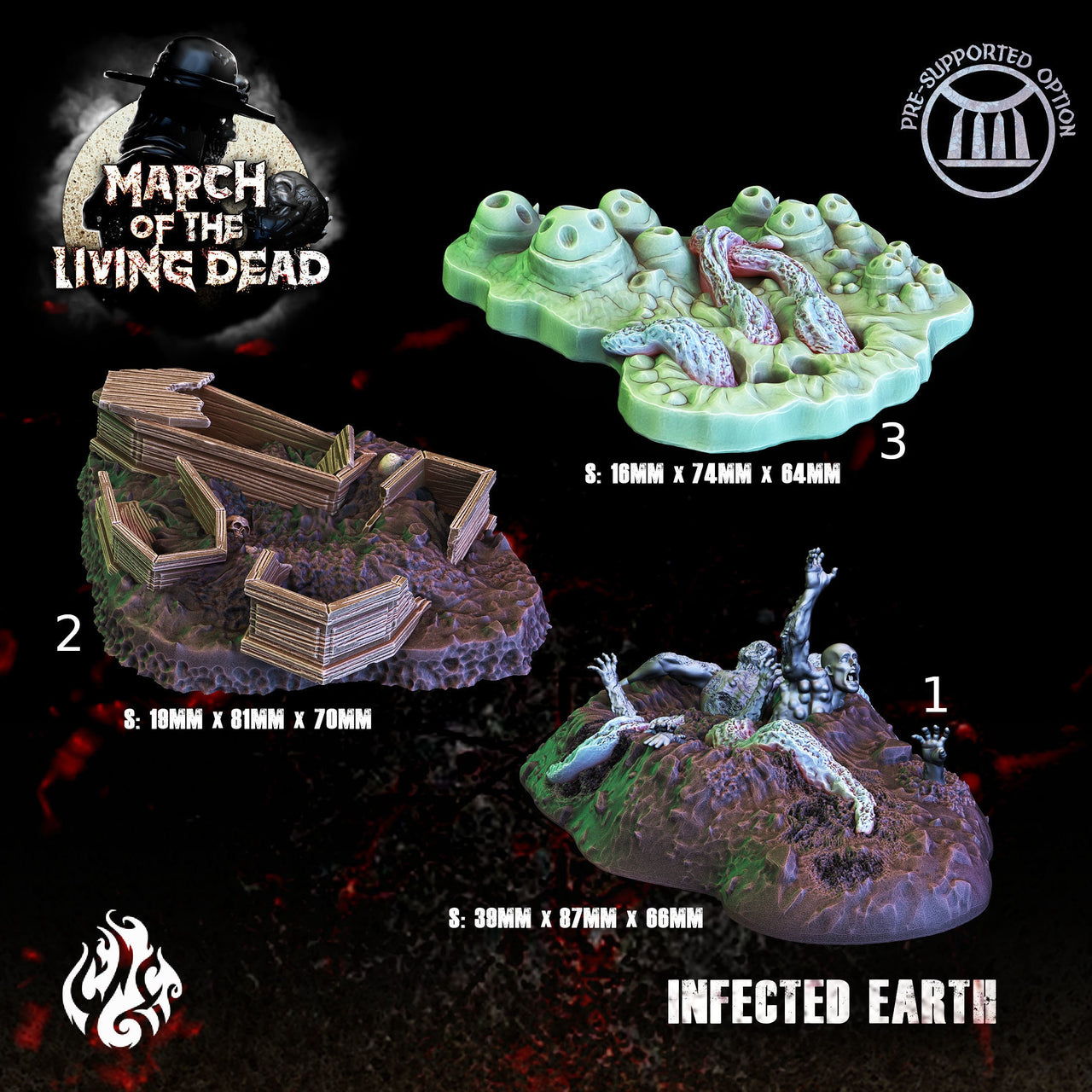 Infected Earth - Crippled God Foundry - March of the Living Dead 