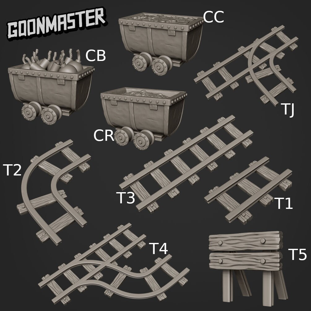 Mine Track and Carts - Goonmaster 