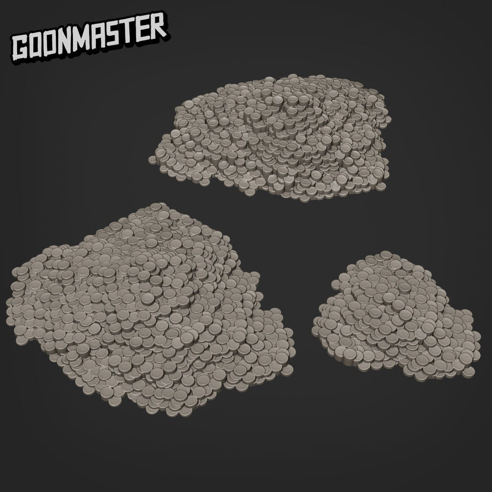 Coin Piles scatter terrain- Goonmaster 