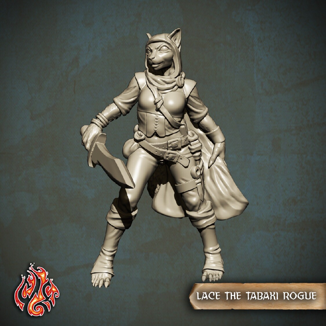 Tabaxi Rogue - Crippled God Foundry 