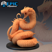Giant Sand Snake - Epic Miniatures 