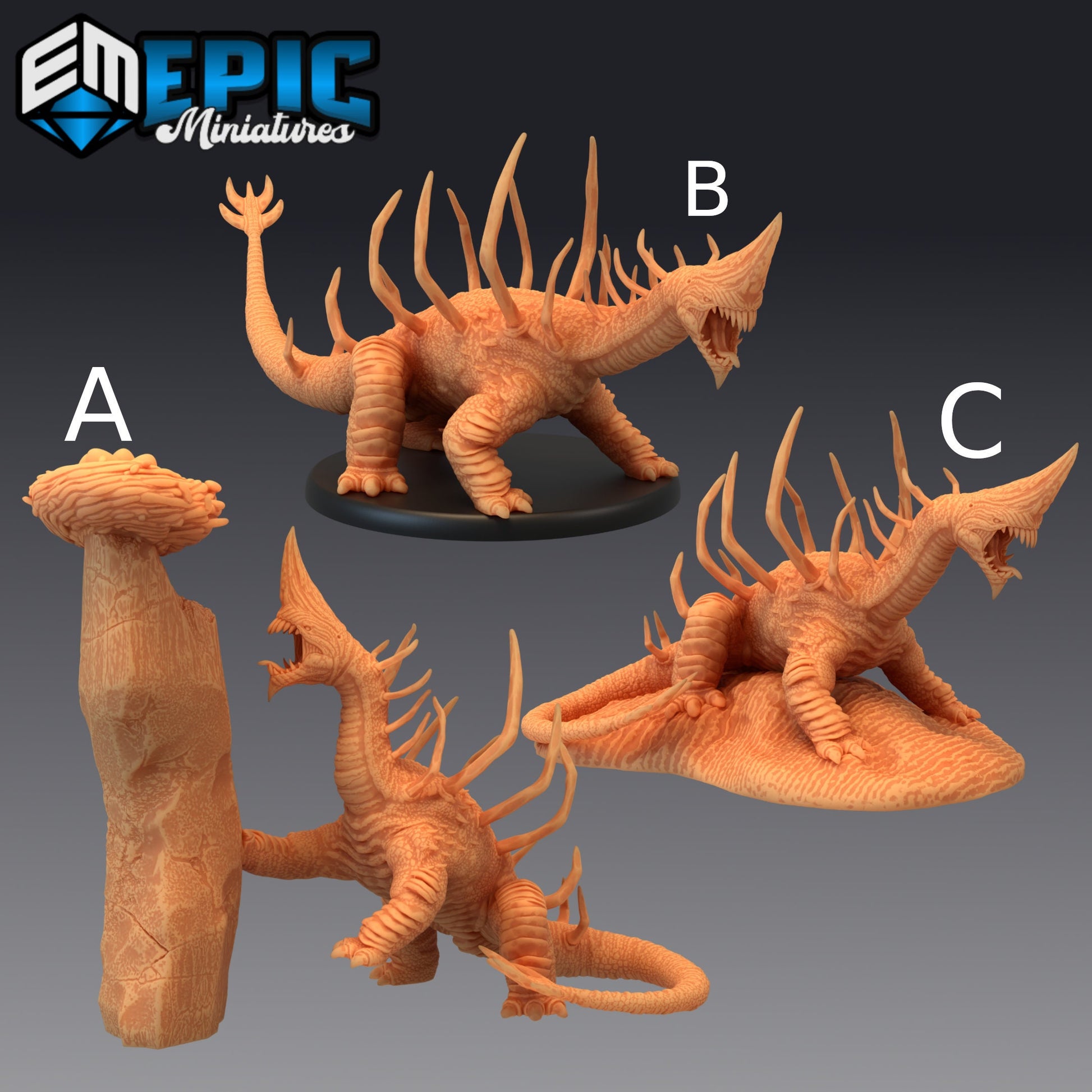 Sand Wyrm - Epic Miniatures 