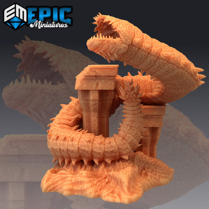 Purple Worm - Epic Miniatures 
