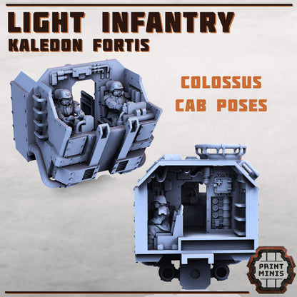 Collosus, Modular Super Heavy Transporter - Print Minis 
