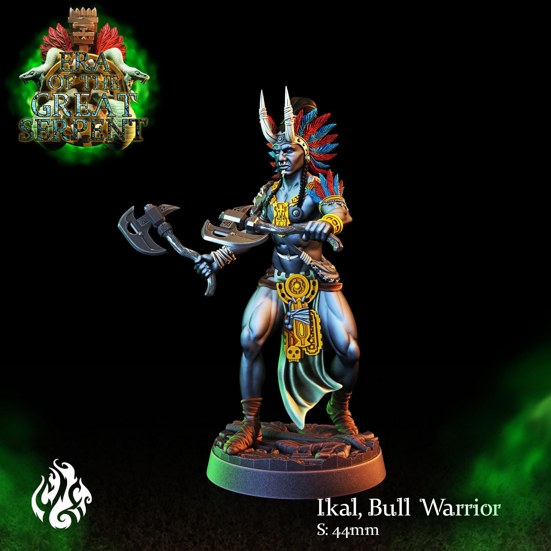 Ikal, Bull Warrior - Crippled God Foundry - Era of the Great Serpent  