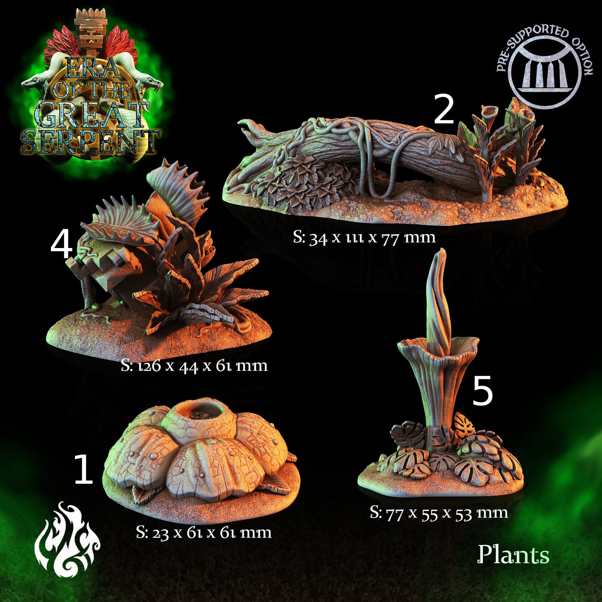 Jungle Plants - Era of the Great Serpent 