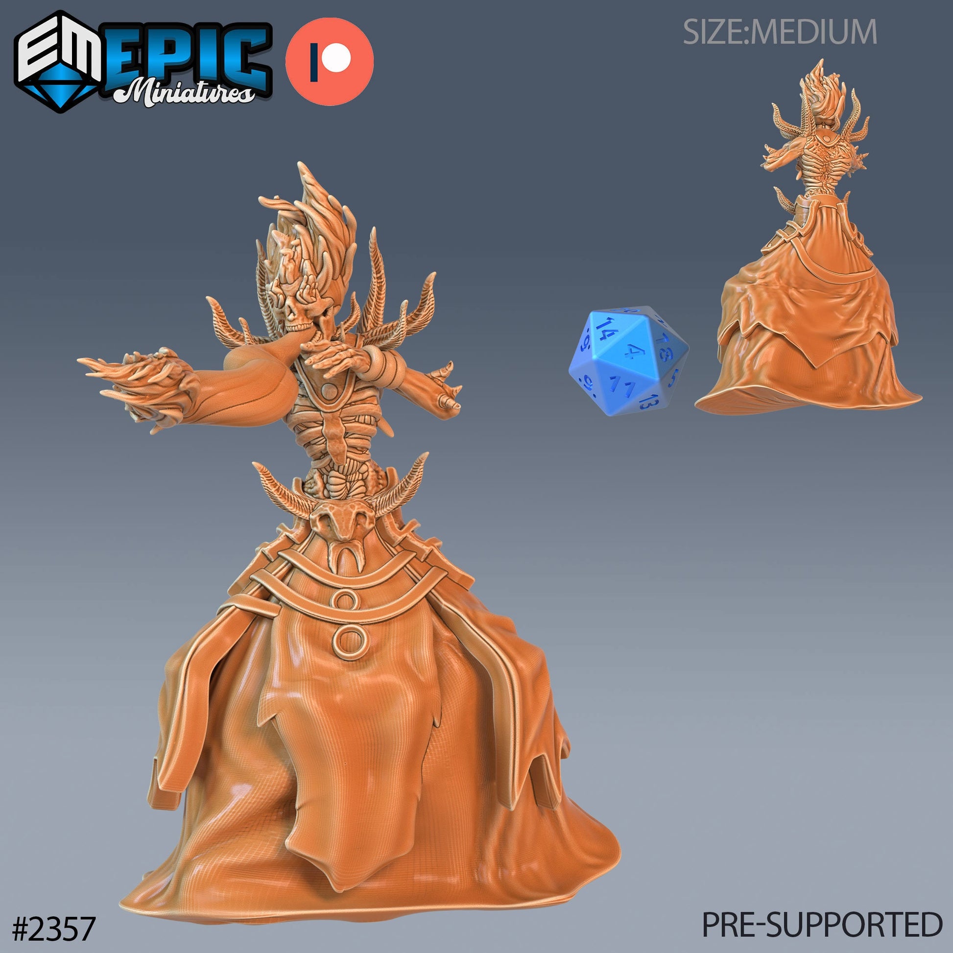 Flame Lich - Epic Miniatures 